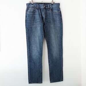 J. Crew Men's Blue Denim Classic 100% Cotton Jeans 31/30.  The Driggs